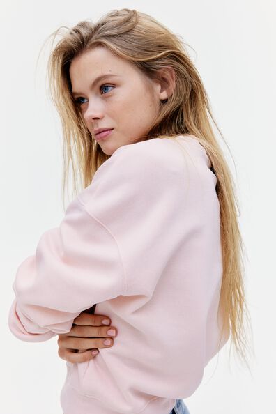 Sweatshirt Model Oversized Pink